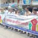 শরীয়তপুরে কর্মরত চিকিৎসকের উপর হামলার প্রতিবাদে সাতক্ষীরায় মানববন্ধন