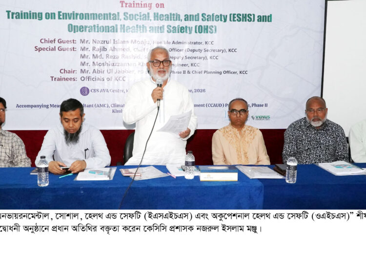 জনগণের প্রয়োজনেই উন্নয়ন প্রকল্প গ্রহণ ও বাস্তবায়ন করা হয় — কেসিসি প্রশাসক