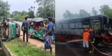 সাত জেলায় সড়ক দুর্ঘটনায় নিহত ১৬