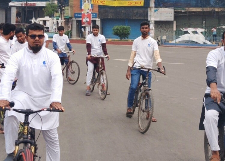 মহানগর ছাত্রশিবিরের ‘সাইক্লিং ফর গ্রিন সিটি, ক্লিন সিটি’ ক্যাম্পেইন