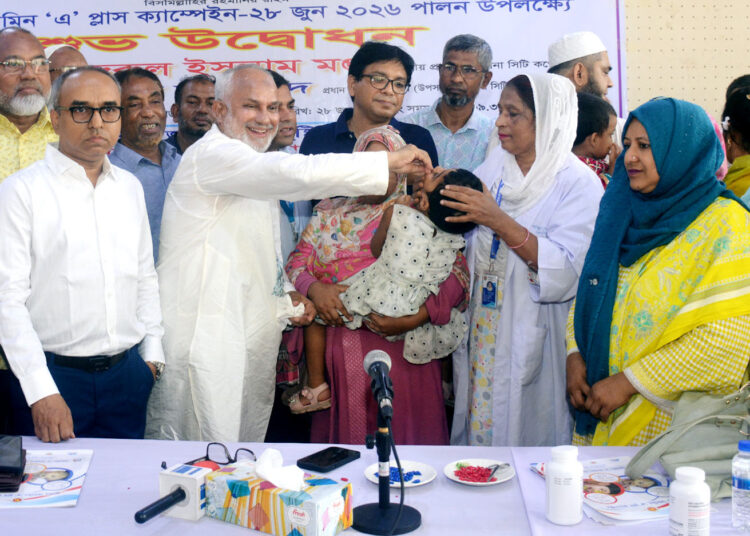খুলনায় জাতীয় ভিটামিন ‘এ’ প্লাস ক্যাম্পেইনের উদ্বোধন